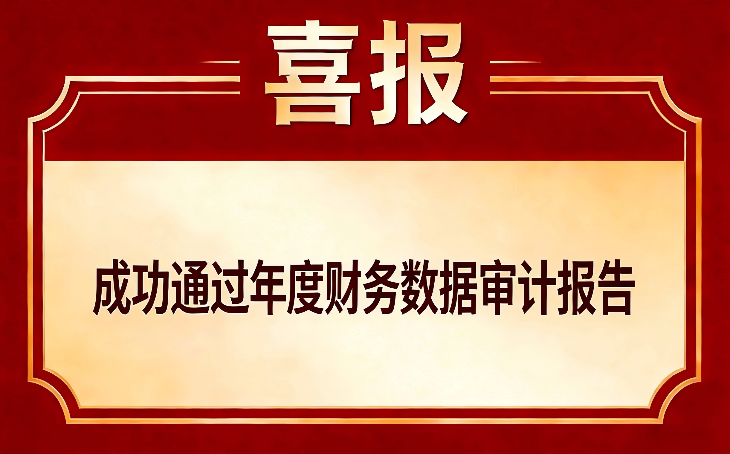 恭喜北京**信息技术有限公司成功通过年度财务数据审计报告